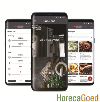 UNOX ChefTop MindMaps Plus combisteamer app